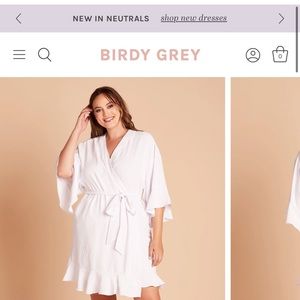 Kenny Ruffle Robe - Bride